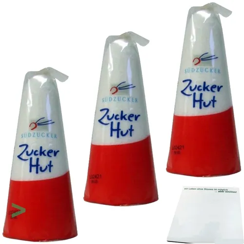 Südzucker Zuckerhut 3er Set (3x250g) + usy Block
