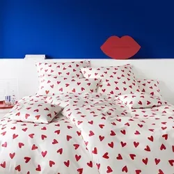 Elegante Bettwäsche Cherie Himbeerrot 24523/1