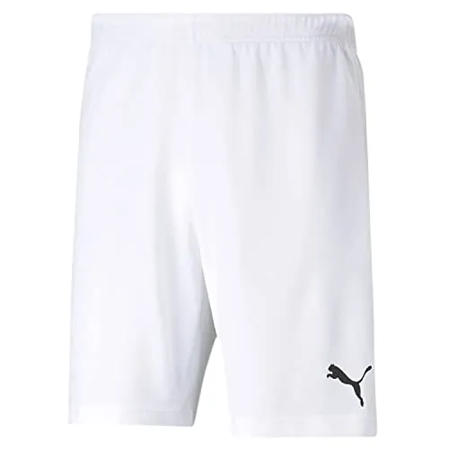PUMA Herren Teamrise Shorts, Puma White-puma Black, M EU in weiß von PUMA