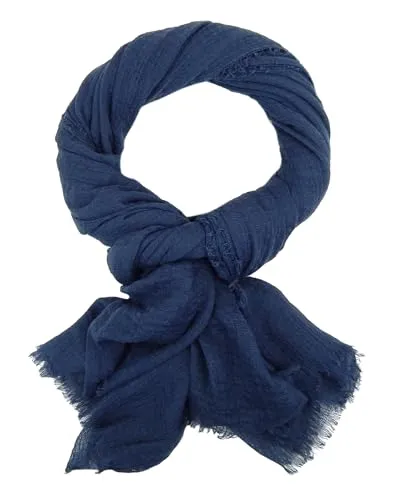 Ella Jonte Herrenschal leichter weicher Schal unifarben