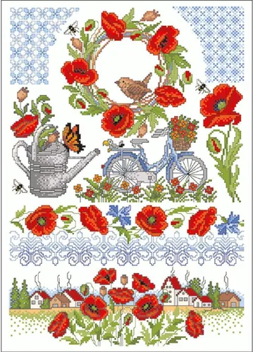 Lindner´s Kreuzstiche Zählmuster Vorlage 