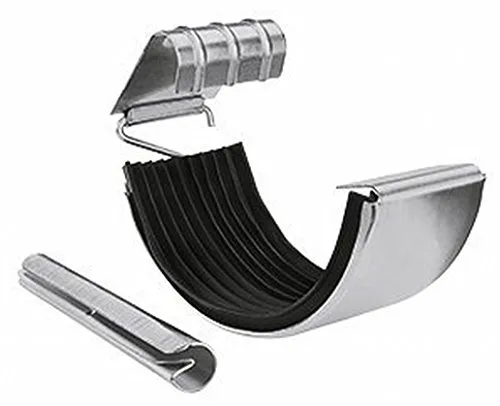 Zink Rinnenverbinder 8-tlg. Dachrinnenverbinder