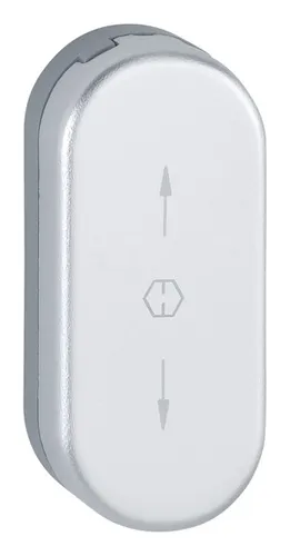 Hoppe Aluminium-Fenster-Griffloch-Verdeckrosette U26SV - silberfarben - 672240