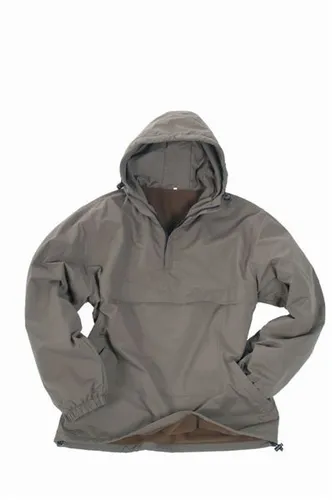 Windbreaker mit Fleece - Oliv & Weitere Farben, NEU - Funktionsjacke in 3XL für Camping und Outdoor-Aktivitäten, bietet warme Fleece-Innenseite und schützt vor Wind.