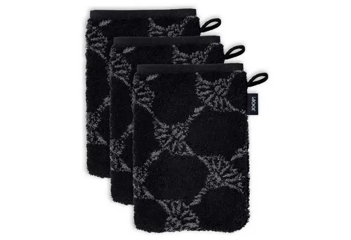 JOOP! Waschlappen, 3er Pack in schwarz von JOOP!