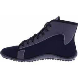 leguano Adult Jaspar blau Gr. 40 - Ultrabequeme Wanderschuhe - Wanderschuhe mit rutschhemmender Laufsohle, extrem flexibel und biegsam für optimalen Tragekomfort beim Barfußlaufen.