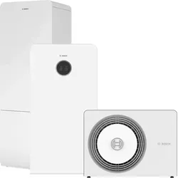 Bosch Luft/Wasser-Wärmepumpe Compress CS5800iAW 12 MB, AW 7 OR-S, inkl. Speicher SWDP 300 O C