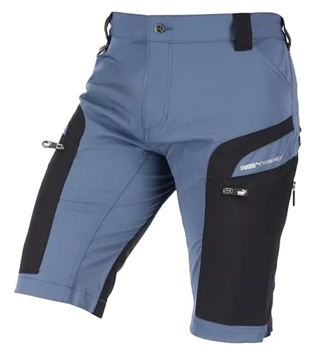 PUMA Workwear Trekkingshorts Pro-One - Herren Outdoor Shorts mit D-Ring - Stretch-Trekkinghose aus verstärktem Nylon für maximale Haltbarkeit, ideal für Outdoor-Aktivitäten. Mit 6 praktischen Taschen und D-Ring für zusätzlichen Komfort.