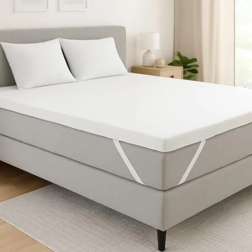DREAMSTAR Easy Dream Kaltschaum Topper 80 x 200 cm H3 - Matratzenauflage für verbesserten Liegekomfort, ideal für alle Schlaftypen. Der hochwertige Kaltschaum sorgt für optimale Druckentlastung und ist allergikerfreundlich dank waschbarem Bezug.