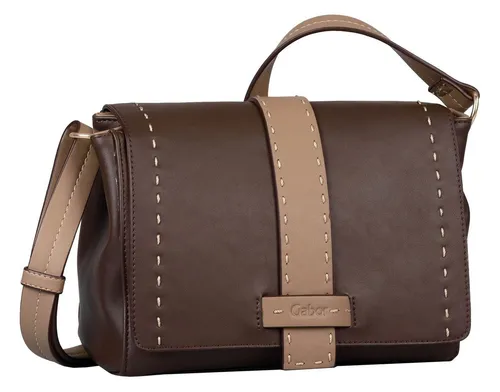 Gabor Umhängetasche Anna - Stilvolle Umhängetasche im praktischen Format mit farblich abgesetzten Akzenten, ideal für modebewusste Frauen. Die Fächeraufteilung sorgt für Ordnung und Übersicht.