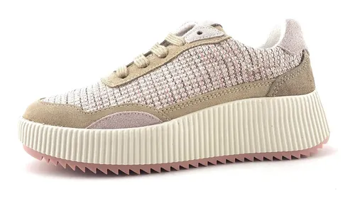 Palpa Damenschuhe Schnürschuhe Sportive Sneaker - Stylishe Mehrfarbige Sneaker für Damen aus hochwertigem Velourleder und robustem Textil, mit komfortabler Schnürung und griffiger Laufsohle für besten Halt.
