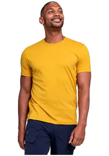 Schöffel T-Shirt Buchberg M – Sportliches Kurzarmshirt für Trekking - Sportliches Kurzarm-T-Shirt in molten gold, ideal für Trekking und Freizeit. Hergestellt aus einer bequemen Baumwoll-Mischung für optimalen Tragekomfort.