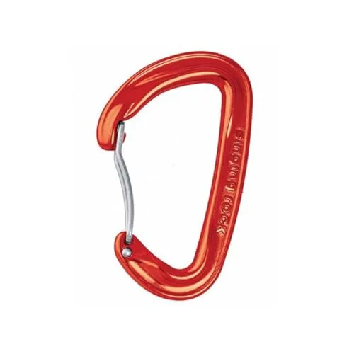 Singing Rock Vision Wire Bent Karabiner - Leichter Normalkarabiner mit 19mm Schnapperöffnung, ideal für Kletterer. Mit nur 33g und einer Bruchlast von 25/7/8 kN entspricht er der UIAA Norm.