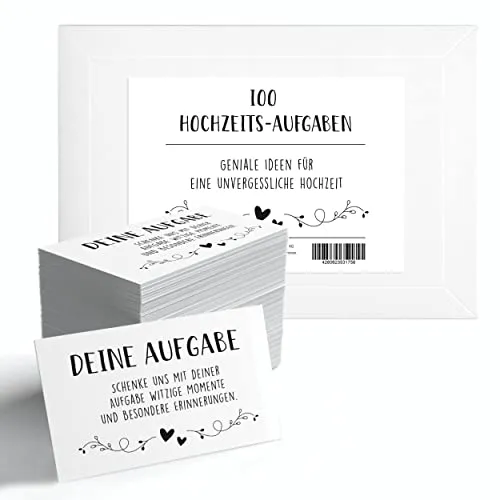 Hyggelig Home 100 Hochzeits Aufgaben Karten für eine unvergessliche Hochzeit