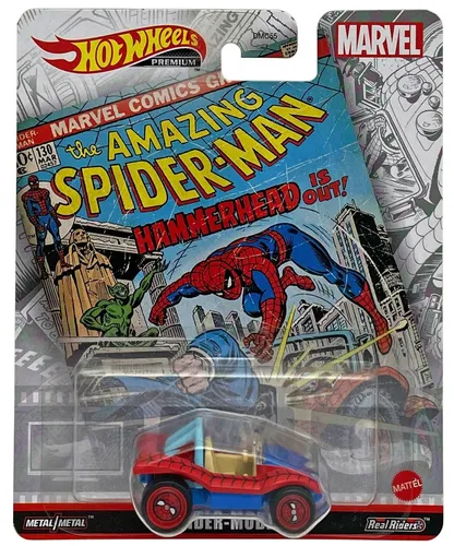 SPIDER-MOBILE Amazing Spider Man Marvel Hot Wheels Mattel Auto Die-cast Neu