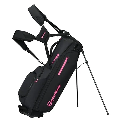 TaylorMade Standbag Flextech, schwarz/neonpink von TaylorMade