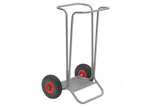 Ravendo Müllsackständer Abfallwagen 240 Liter BBT50PUR - Müllsackständer für 240 Liter, pannensichere und luftlose Reifen, ideal für Reinigungsarbeiten und Veranstaltungen. Schnell aufstellbar und leicht transportierbar.