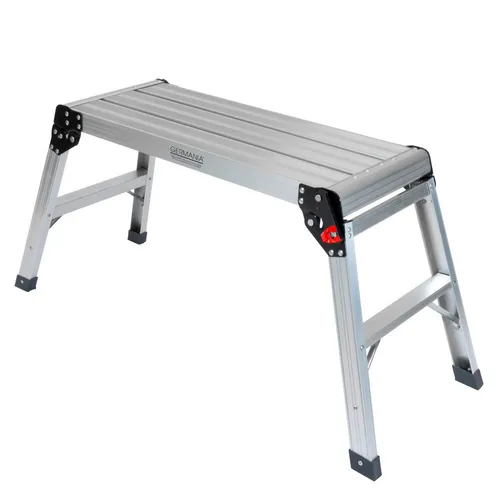 Arbeitsplattform 76 x 30 cm klappbar aus Aluminium Arbeitspodest Tritt Aluleiter
