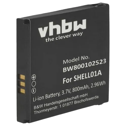 vhbw 1x Akku kompatibel mit Doro PhoneEasy 621, 520, 606, 611, 624, 606 GSM, 613 Handy Smartphone Telefon (800 mAh, 3,7 V, Li-Ion)