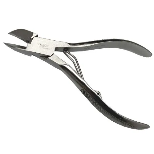 Nagelzange mit Drahtfeder aus Solingen, Nagelschneider, Fußnagelzange, Fußpflege