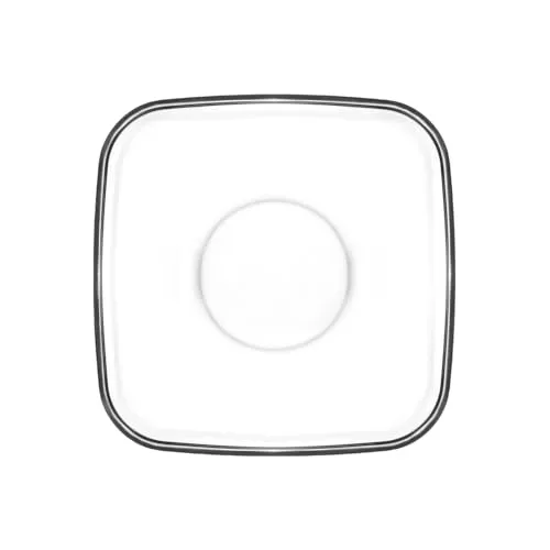 LAV Teeglas COZY Unterteller – 6-teiliges Set im modernen quadratischen Design, 6-tlg., Glas, 6-teilig