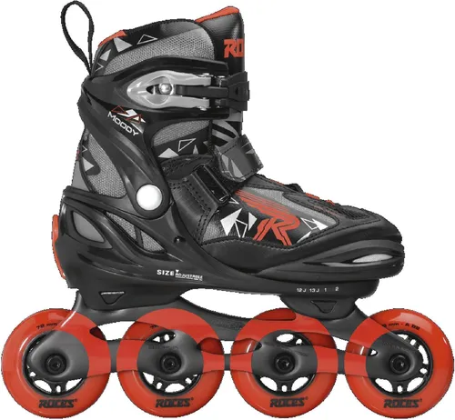 Roces Moody Boy Tif Black-Red Inline Skates 400855 02 36-40 von Roces