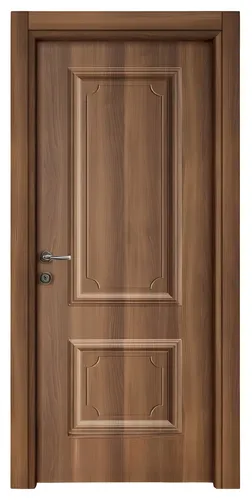 Braune Designer Innentür Kompletttür BY-579 - Moderne Einzeltür aus Holzwerkstoffen mit PVC-Beschichtung. Ideal für verschiedene Räume und universell umkehrbar. Maße: 96 x 209 cm, 2 Jahre Herstellergarantie.