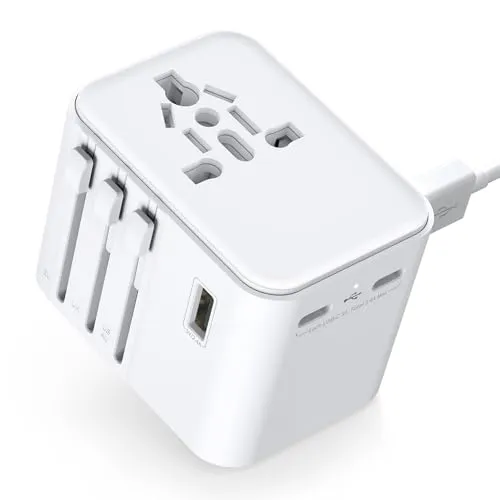 Universal Reiseadapter mit 2 USB A & 2 USB C von OCTFUL