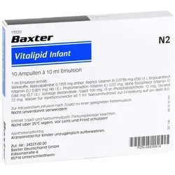 Vitalipid Infant Emulsion zur Infusion A 10X10 ml