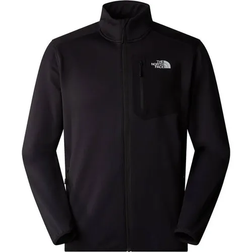 The North Face Mens Crest Full Zip Jacke - tnf black XL - Outdoor Freizeitjacke für Herren, wasserabweisend und aus recyceltem Material für umweltbewusste Abenteuer. Optimaler Komfort und Bewegungsfreiheit bei kühlem Wetter.
