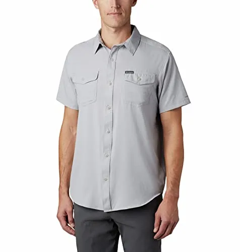 Columbia Herren Kurzärmeliges Hemd Utilizer II, Grau, XL von Columbia