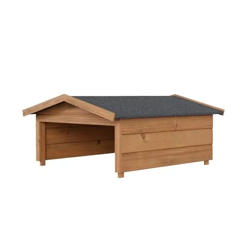 Witterungsbeständige Mähroboter Garage aus Holz