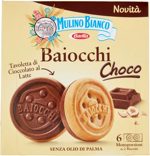 Baiocchi Schoko-Creme gefüllte Kekse 144g - Mulino Bianco