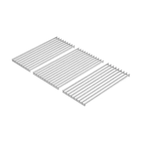 BURNHARD® Edelstahl Grillrost für Gasgrill FRED, Ø 9 mm, Spülmaschinenfest
