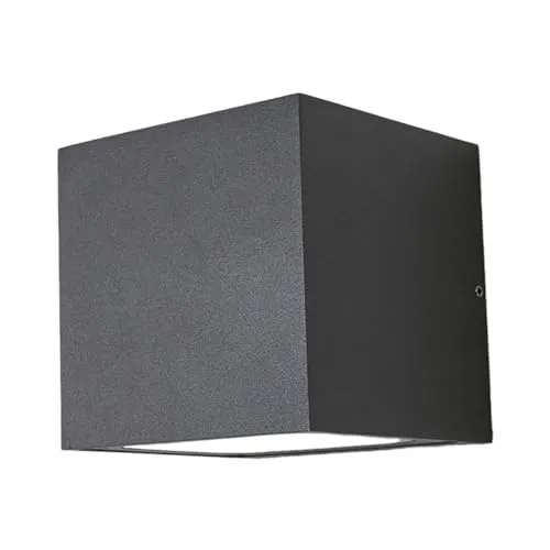 Lucande LED Wandleuchte außen Merjem - Moderne LED Außenwandleuchte, spritzwassergeschützt (IP54) und ideal für Terrasse, Garten oder Balkon. Hochwertige Leuchtmittel inklusive für sofortige Nutzung!