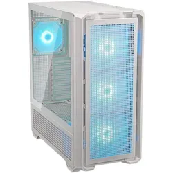 COUGAR Gehäuse Full-Tower MX600 ARGB, Weiß - Vielseitiges Full-Tower PC-Gehäuse mit beeindruckender ARGB-Beleuchtung, ideal für Gamer und leistungsstarke Builds.