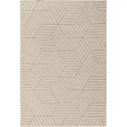 benuta Nest Flachgewebeteppich Creme, 120x170 cm - Teppiche & Böden, Flachgewebe-Teppiche, wasserabweisend und Oeko-Tex® Standard 100, ideal für stark belaufene Räume und leicht zu reinigen.