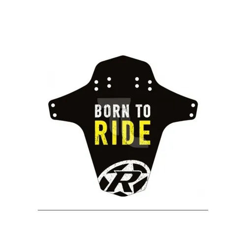 REVERSE Schutzblech Born to Ride gelb 228560 Steckradschutz NEU