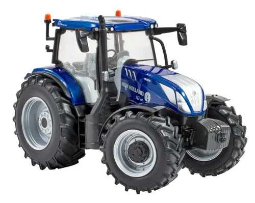 Britains New Holland T6.180 Blue Power 1:32 - Landwirtschaftsfahrzeuge mit authentischen Details, funktionierendem Lenkrad und hochwertigem Material für Spiel und Sammlung. Ideal für kleine Farmer ab 3 Jahren.