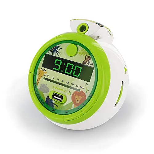 Metronic Jungle Radiowecker mit USB-Anschluss