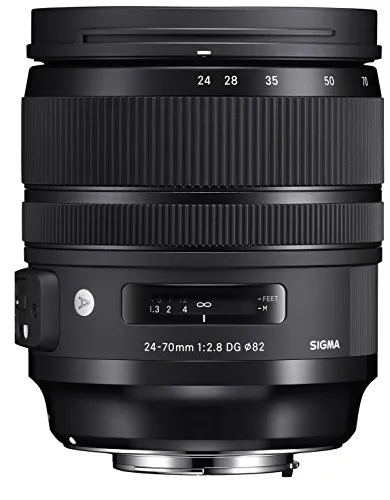 Sigma 24-70mm F2,8 DG OS HSM Art - Objektiv für Nikon F, ultraschneller Autofokus und hervorragende Bildstabilisierung
