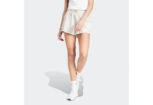 ADIDAS SPORTSWEAR W SL FT SHO Damen Shorts, Gr. S, grau - Trainingsbekleidung aus weichem French Terry für lässigen Style und hohen Komfort. Mit 70% recycelten Materialien tragen sie zur Müllreduzierung bei.