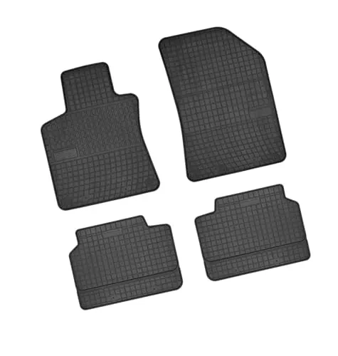 Bär-AfC PE09369 Gummimatten Auto Fußmatten Schwarz, Erhöhter Rand, Set 4-teilig, Passgenau für Peugeot 308 Baujahr ab 2013 5-TRG. & SW