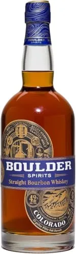 Boulder Spirits | Straight Bourbon Whisky | 700 ml | 42% Vol. | Unkonventioneller & sanfter Bourbon | Mit 44% gemälzter Gerste