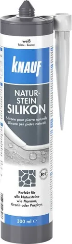 Knauf Naturstein Silikon weiß 300 ml