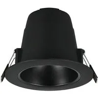 Trio LED-Einbauleuchten Virunga Schwarz Matt Ø 11 cm