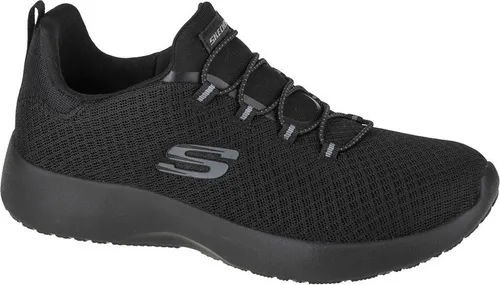 Skechers Dynamight Schwarz BBK EU 36 - Sportlicher Trainings-Sneaker - Sneaker für Damen aus leichtem, atmungsaktivem Mesh mit Memory Foam Einlegesohle für optimalen Komfort. Ideal für Alltag und Freizeit, maschinenwaschbar und 100% vegan.