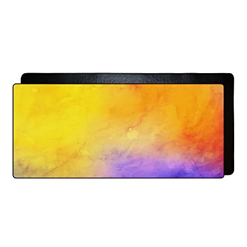 Bonamaison, Rechteck Digital Bedruckt Gaming-Mauspad für Gamer, rutschfeste Unterseite, für Büro und Zuhause, Einzelspieler-Spiele L, Größe: 90 x 40 cm