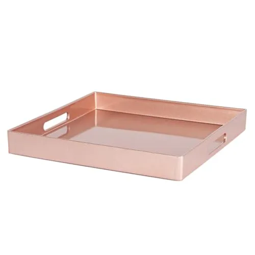 Argon Tableware Square Serving Tably - 33cm - Roségold