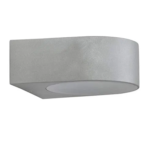 Brilliant Außenleuchte Tyler Wandleuchte 96104/11 - Wandleuchte in Titanfarbe, spritzwassergeschützt (IP44), ideal für den Außenbereich. Kompakt und leicht für einfache Montage, geeignet für E27 Leuchtmittel bis 60W.